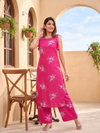 Naisha K 941 Rayon Discharge Printed Kurti With Bottom Exporters In India